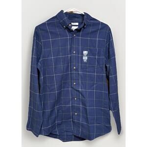 William Rast Men’s Small Blue Plaid Button Down Shirt NWT Modern Fit